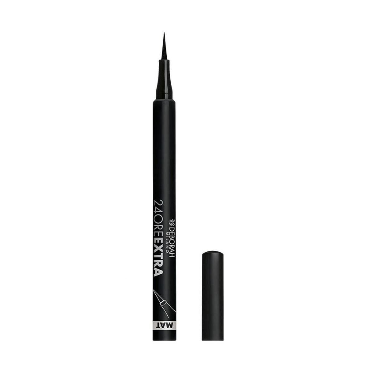 Матова підводка-маркер для очей Deborah Eyeliner 24Ore Extra Eyeliner Mat Pen, Black, 1.5 г
